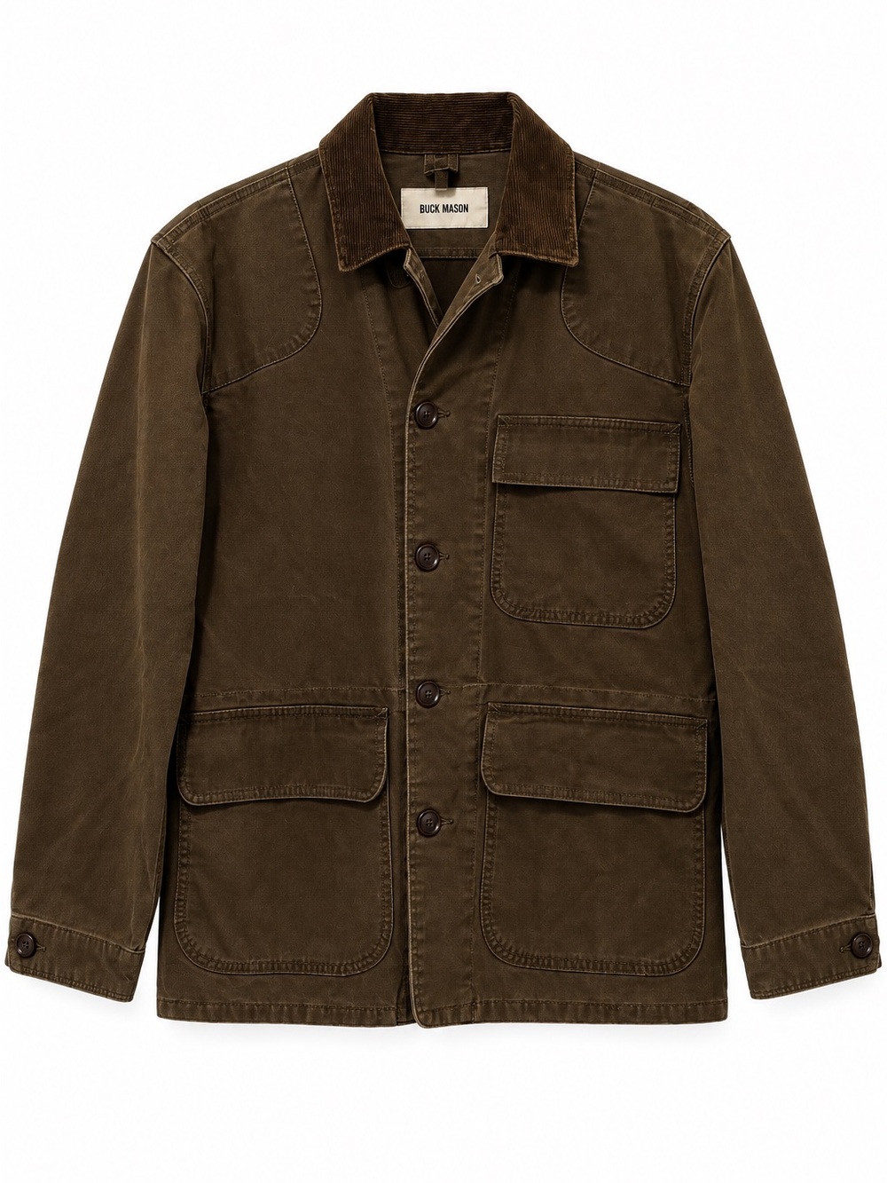 Buck Mason NWT High Desert Canvas Work Jacket River Rock Medium 100% Cotton